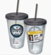 Agents of S.H.I.E.L.D. Logo & Coulson Badge 16 oz Acrylic Travel Cup with Straw