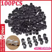 100PCS Led Fairy Lights Gutter Hooks Heavy Duty Clips Party Led Fairy Light AU