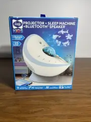 Sealy Kids Sleep Machine - Projector + Sound Machine w/ Bluetooth Speaker