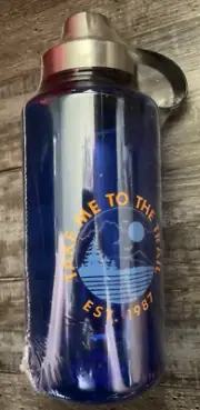 New 32oz BPA Free Plastic Water Bottle Take Me to the Trail, Screw-on Double Lid