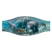 Seascapes Mask Strap Cover, Manatee