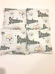 4 Cornhole Bag Set Corn Hole Pittsburgh Steelers WHT