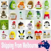 Positive Potato Pickle Capybara Crochet toys hug doll Inspired Christams gift