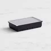 Kitchen Pro Kool 15 Cube Silicone Ice Tray with Lid Charcoal