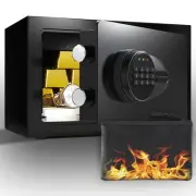 Safe, 0.5 Cubic Safe Box with Electronic Keypad and Fireproof Waterproof Bag,...