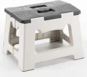Foldable Step Stool, 9'' Lightweight Collapsible for Kids Adults 300 Lb Capacity
