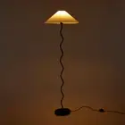 Riley Wave Floor Standing Lamp Reading Light Home Office Living Room Bedroom