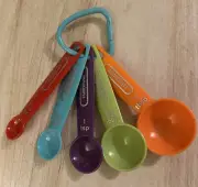 FARBERWARE Measuring spoon set on connecting ring - 5 pieces