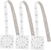 BESPORTBLE DIY Wall Clock Making Kit: Precision Ruler Wall Clock Parts for Classroom