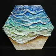 Oil Painting Hexagonal Sea Sandbox