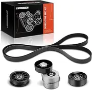 Engine Serpentine Drive Belt Kit Compatible with Ford F-150 1997 1998 1999 2000-4.2L