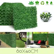 10PCS Artificial Plant Wall Panels Grass Hedge Mat Vertical Garden Ivy Foliage