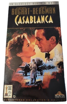 Casablanca VHS Special Edition Clamshell Case Video New Factory Sealed