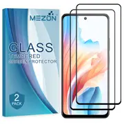 [2 Pack] Full Coverage OPPO A79 5G Tempered Glass Crystal Clear Premium 9H HD Screen Protector by MEZON (OPPO A79 5G, 9H Full) – FREE EXPRESS