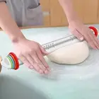 Steel Adjustable Non-Stick Mat Dough Roller Bakeware Rolling Pin Baking Tools