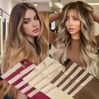 PREMIUM Tape In Remy Armenian Human Hair Extensions Skin Weft Thick-Glue BLONDE