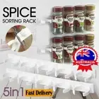 Kitchen Spice Gripper Strip Jar Rack Organiser Storage Holder Wall