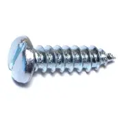 #16 x 1" Zinc Slotted Pan Head Sheet Metal Screws (12 pcs.)