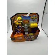 Paw Patrol Rubble & Crew Rubble and Mix Build It Pack Dog Figure Playset NEW