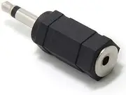 2-Pack 3.5mm Mono Plug to 2.5mm Mono Jack Adapter