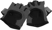 Totority 1 Pair Unisex Fitness Gloves for Weightlifting Cycling and Sports Climbing Half Finger Design with Slip Grip for Enhanced Workouts and Yoga Grey