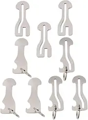 [DOITOOL] 1Set Trolley Token Key Keychain with Trolley Tokens for Shopping Carts Practical present for Family Friends