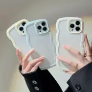 Apple iPhone 13/14/15 pro/pro max Aesthetic | Pastel colours | Transparent Case