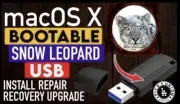 Multi-Boot macOS X Snow Leopard USB Installer Recovery Upgrade Flash Drive+Guide