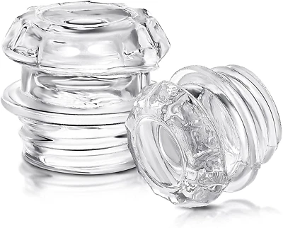 2 Pieces Coffee Percolator Glass Top Replacement Glass Coffee Filter Knob Glass