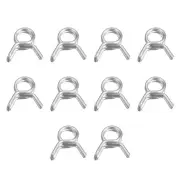 Double Wire Spring Hose Clamp, 50pcs 304 Stainless Steel 5.5mm Spring Clips
