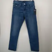 NWT True Religion GENO World Tour Back Flap Mens Jeans Size 30