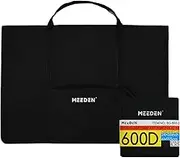 MEEDEN Art Portfolio Case 24" X 36", Artist Portfolio Carry Shoulder Bag Case Drawing Board Tote Bag, Waterproof 600D Oxford Cloth Large Art Storage Bags for Artworks, Folding Easel, Canvas, Poster