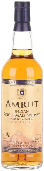 Amrut Cask Strength Single Malt Indian Whisky 700ml