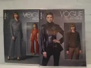 New Misses Vogue Uncut Sewing Patterns Sz. 8-16 Jacket, Jumpsuit & Belt