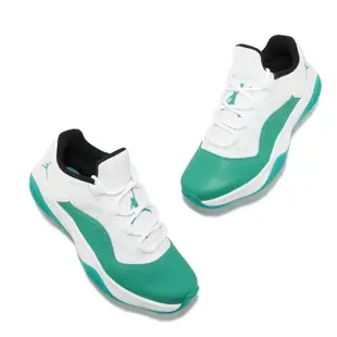 Nike Wmns Air Jordan 11 CMFT Low 女鞋 白 綠 低筒 DV2629-103