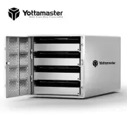 Yottamaster 4 Bay Type B Hard Drive Enclosure Storage For 2.5" 3.5" SATA HDD 64T