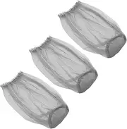 Mosquito Head Net Outdoor Head Net for Camping Mosquito Protection Netting Foldable Mesh Mask Universal Fit Grey