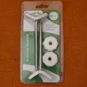 Baby Gate Guru Extra Long M8 8mm Stair Banister Adapter Y-Spindle Rods 2 Pack...
