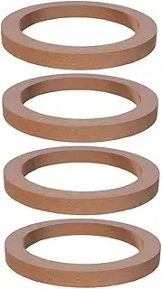 ULTECHNOVO 2 Pairs Speaker Spacer Rings for Car Audio High Density Speaker Adapter Reduce Vibration Sound Easy Installation No Drilling Required