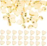 FRCOLOR 100Pcs Silicone Heart Earring Backings Safe and Durable Earring Locking Stoppers for Jewelry Making Easy to Use for Various Occasions