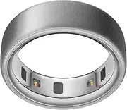 Oura Ring 4 - Brushed Silver - Size 13 - Smart Ring - Size First with Oura Ring 4 Sizing Kit - Sleep Tracking Wearable - Heart Rate - Fitness Tracker - Up to 8 Days of Battery Life