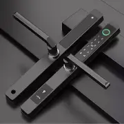 Mortise Lock Fingerprint Card Code Keyless Smart Door Lock Sliding Aluminum Door