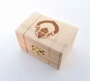 Claddagh Small Wooden Box, Latched Gift Box