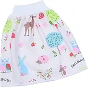 ifundom Fashion Toddler Training Skirt Cotton Polyester Potty Training Underwear Leakproof Diaper Skirt for Boys/girls