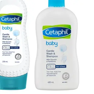 Tm CETAPHIL 嬰兒洗髮和洗髮水溫和的麵條 230 毫升 230 毫升 400 毫升 400 毫升嬰兒兒童肥皂洗