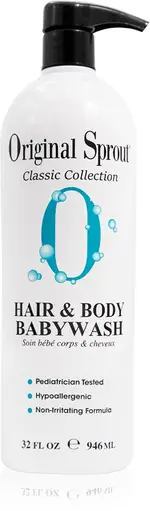 Original Sprout Original Sprout Cleansing gel for body and hair for sensitive skin for children pH 6.0 – 7.0 946 ml