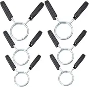 SUPVOX Pcs Barbell Spring Clip Collars Weightlifting Clamp Steel Buckle Spring Clamp for Dumbbell Gym Equipment
