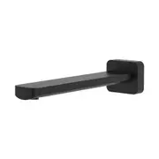 Fienza Tono Wall Basin/Bath 220mm Outlet Matte Black 233116B