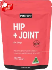 Glucosamine Chondroitin MSM for Dog Hip & Joint Supplement Arthritis Relief 225g