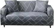 Stretch Couch Sofa Covers 2/3/4/1 Seater Pure Color, Blue,Cat,Black,Grey,Sofa Cover Protectors Couch Slipcover Living Room Stretch Printed Sofa Slipcover for Pets Furniture Protecto